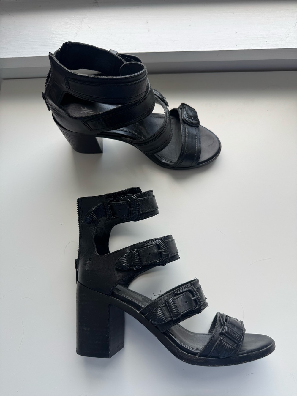 Women’s Frye Western Block Heel Sandals
